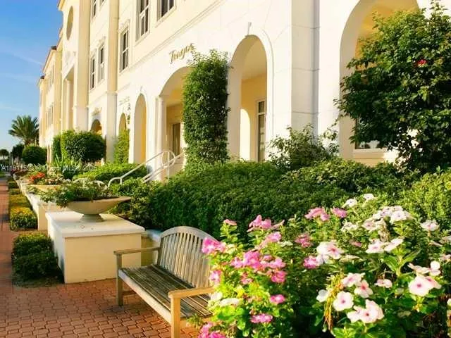 a view of terrace with seating space and hardwood
