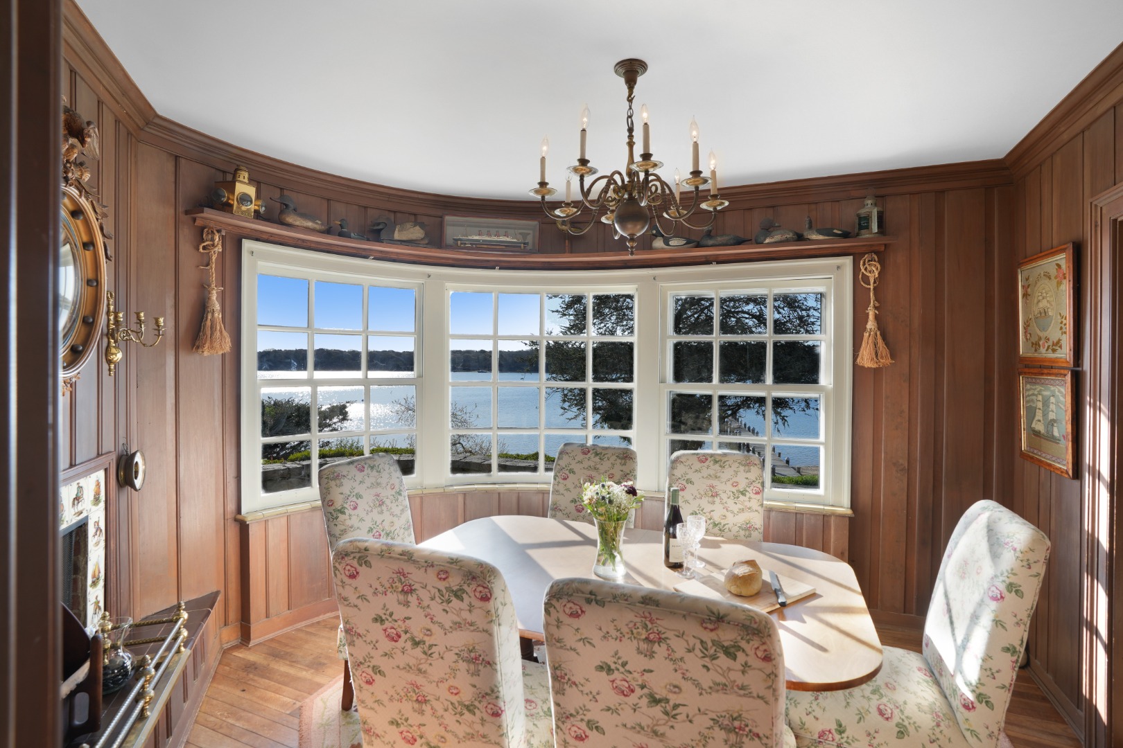 57 Hines Point Road Vineyard Haven, MA 02568 - Photo 13 of 29 a view of a dining room with furniture window and outside view