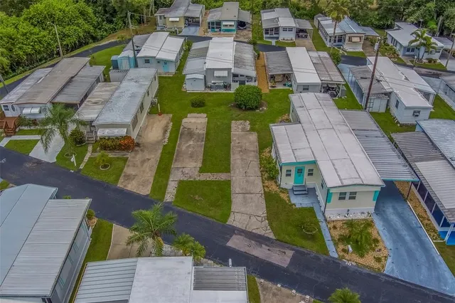 a view of a backyard with a garden