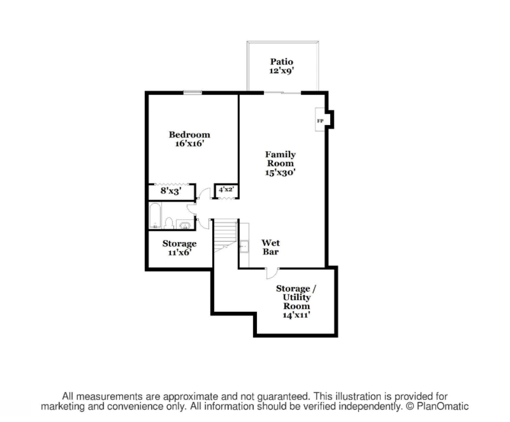 17660 Woodbridge Road Spring Lake, MI 49456 - Photo 40 of 40 floorplan-lower-387244