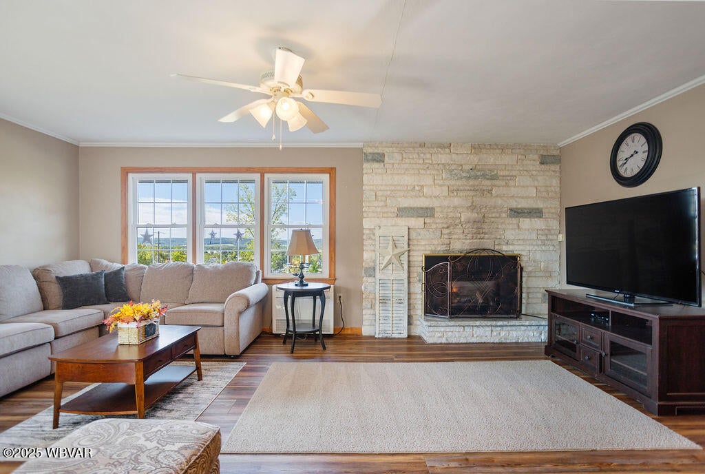 157 Red Barn Road Hughesville, PA 17737 - Photo 8 of 40 Stone Propane Fireplace