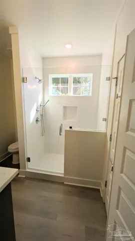 wooden floor and window in a room