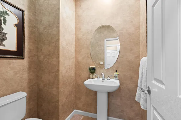 a bathroom with a sink