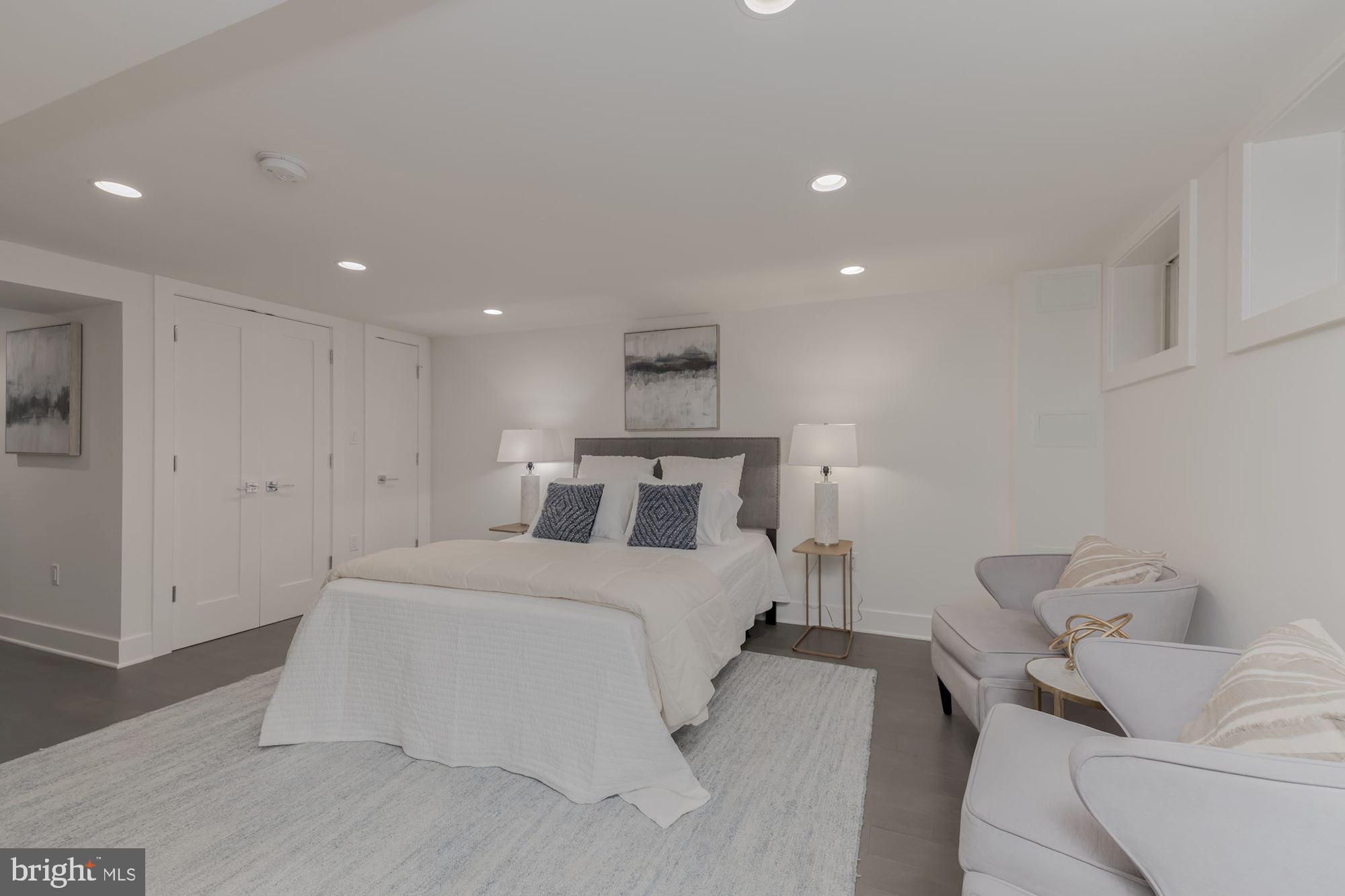 2410 Tunlaw Road Northwest Washington, DC 20007 - Photo 15 of 20 Lower Level Bedroom/Rec Room