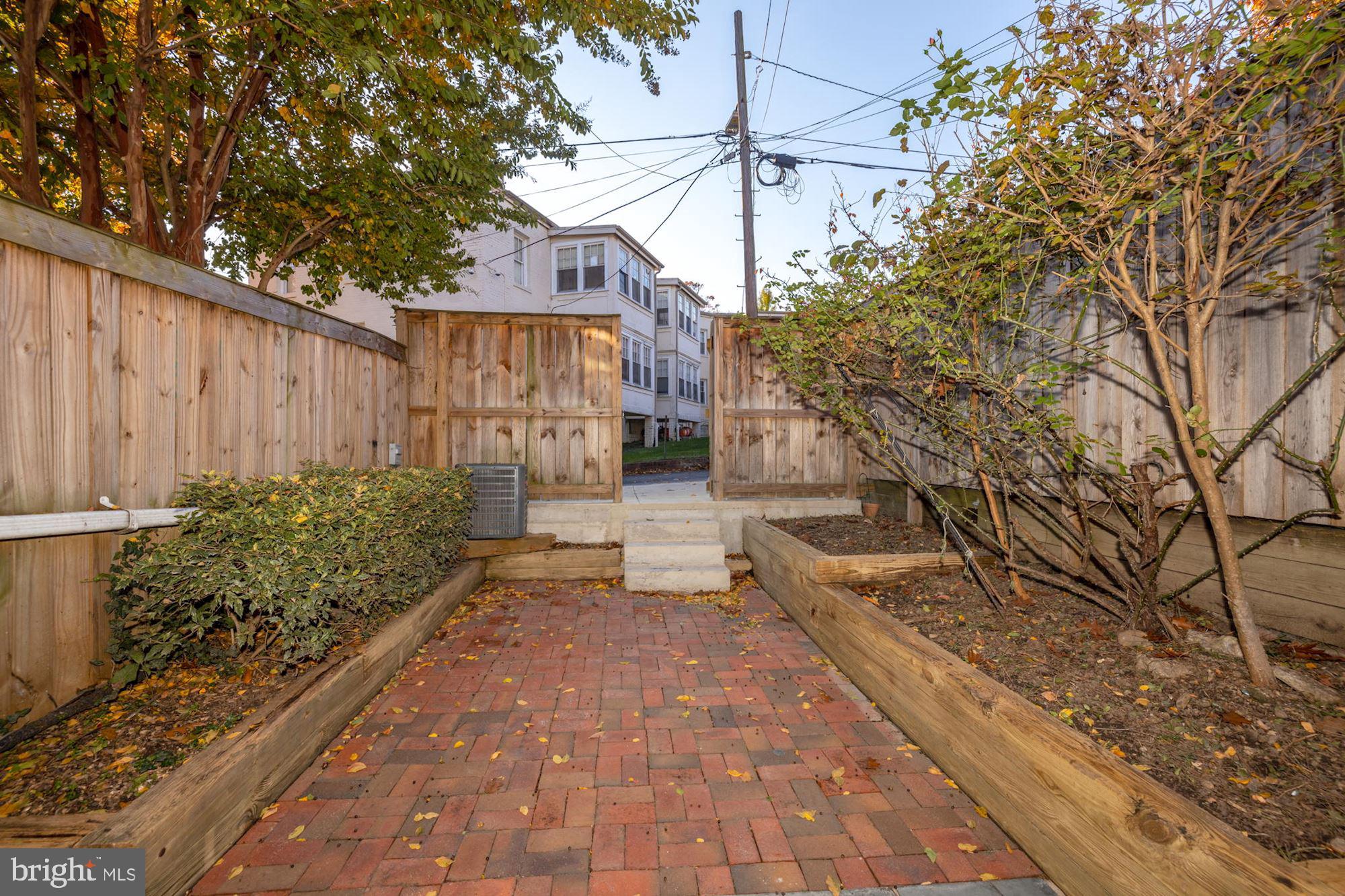 2410 Tunlaw Road Northwest Washington, DC 20007 - Photo 18 of 20 Rear Patio
