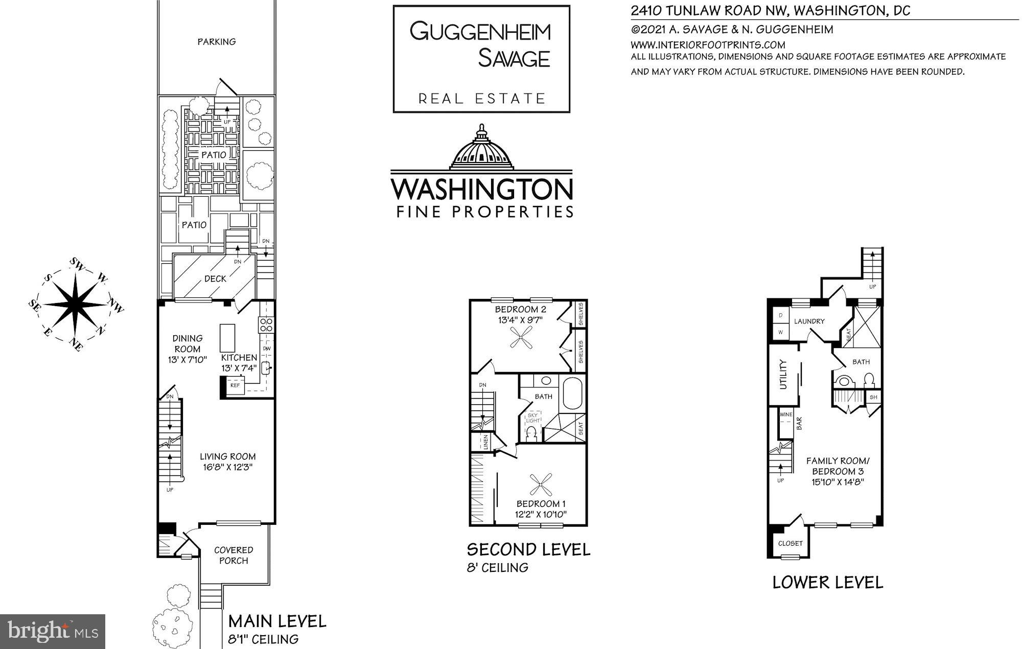 2410 Tunlaw Road Northwest Washington, DC 20007 - Photo 20 of 20 Floor Plan