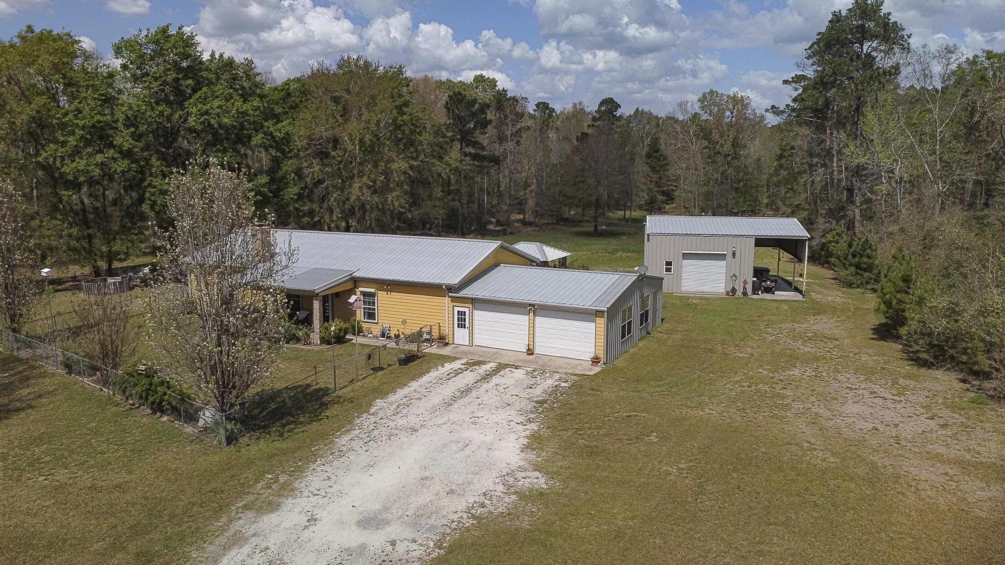 188 Pullin Road Corrigan, TX 75939 - Photo 39 of 50 an aerial view of a house with a yard
