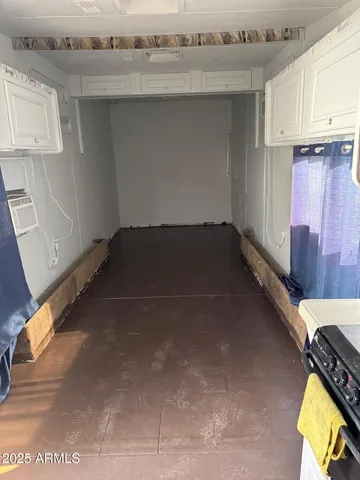 a view of kitchen and utility room