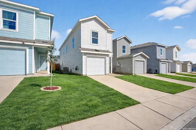 a house view with a outdoor space