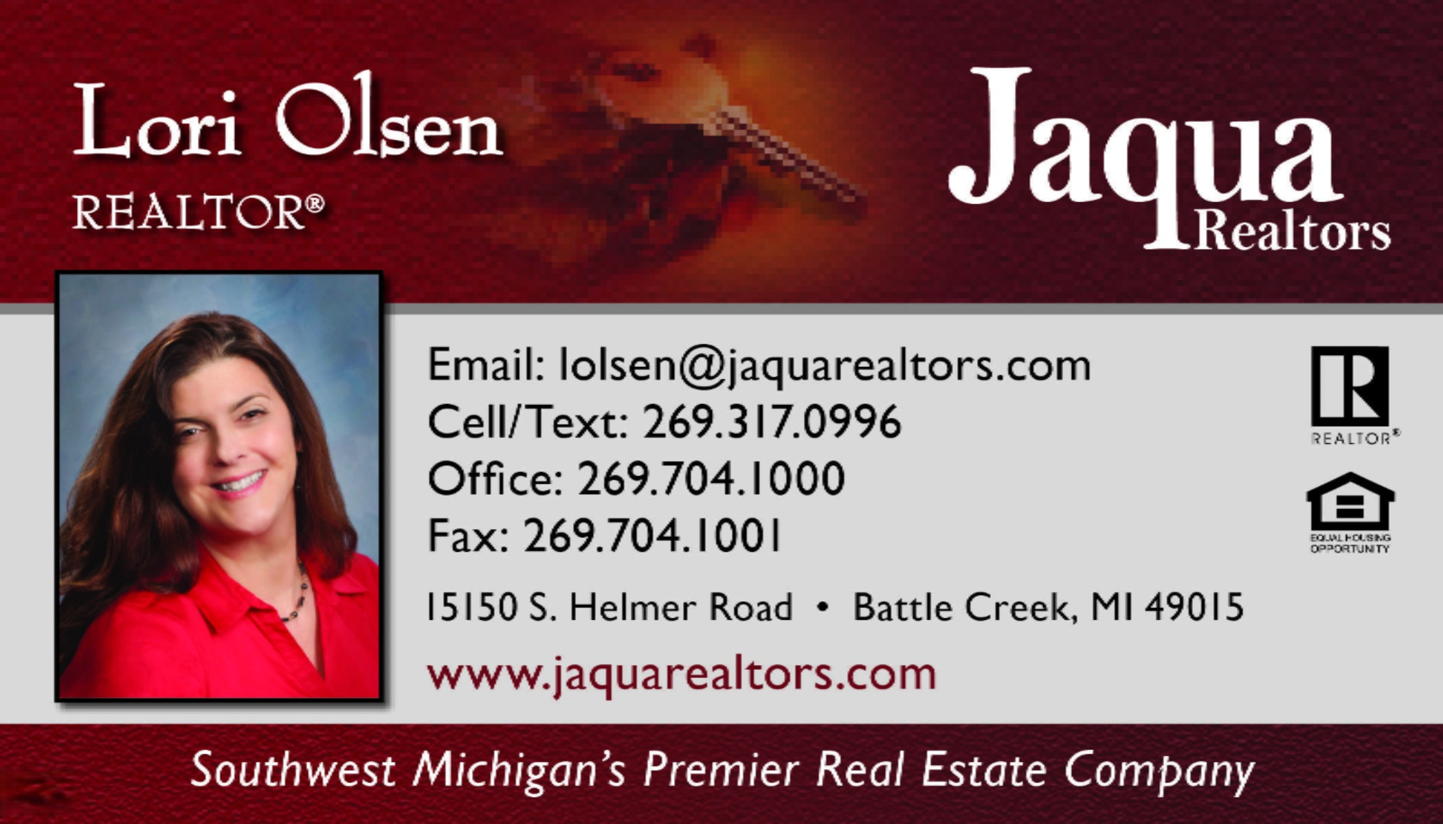 401 North 34th Street Springfield, MI 49037 - Photo 30 of 30 Business Card_LOlsen_Print (1)