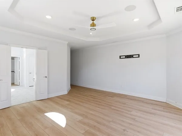 a view of an empty room