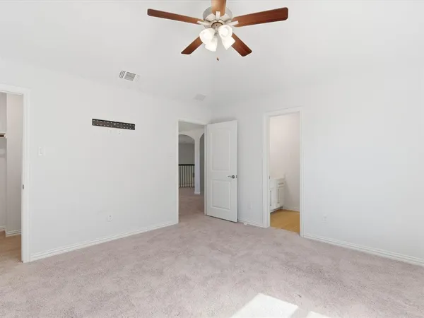 a view of an empty room