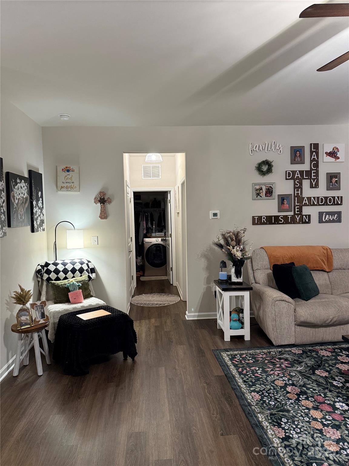 115 Stoney Lane Cherryville, NC 28021 - Photo 6 of 27 a living room with furniture and a fireplace
