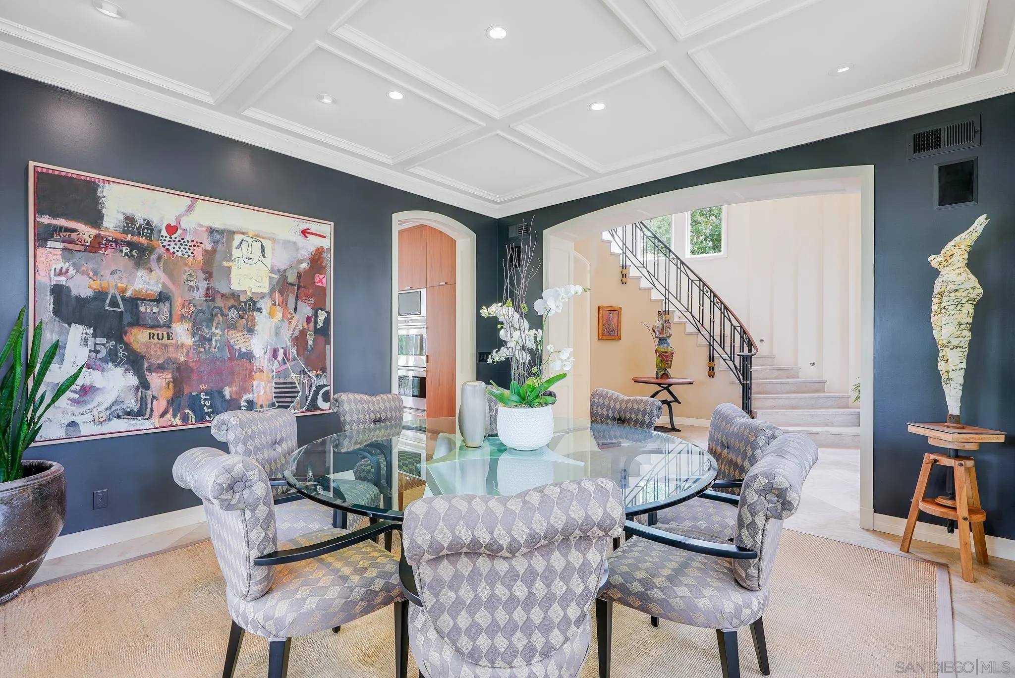 7891 Muirfield Way Rancho Santa Fe, CA 92067 - Photo 13 of 47 a living room with furniture and a large window