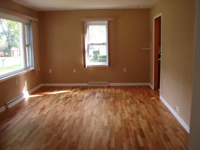 354 North Tower Road Freeport, IL 61032 - Photo 3 of 6 an empty room with wooden floor and windows