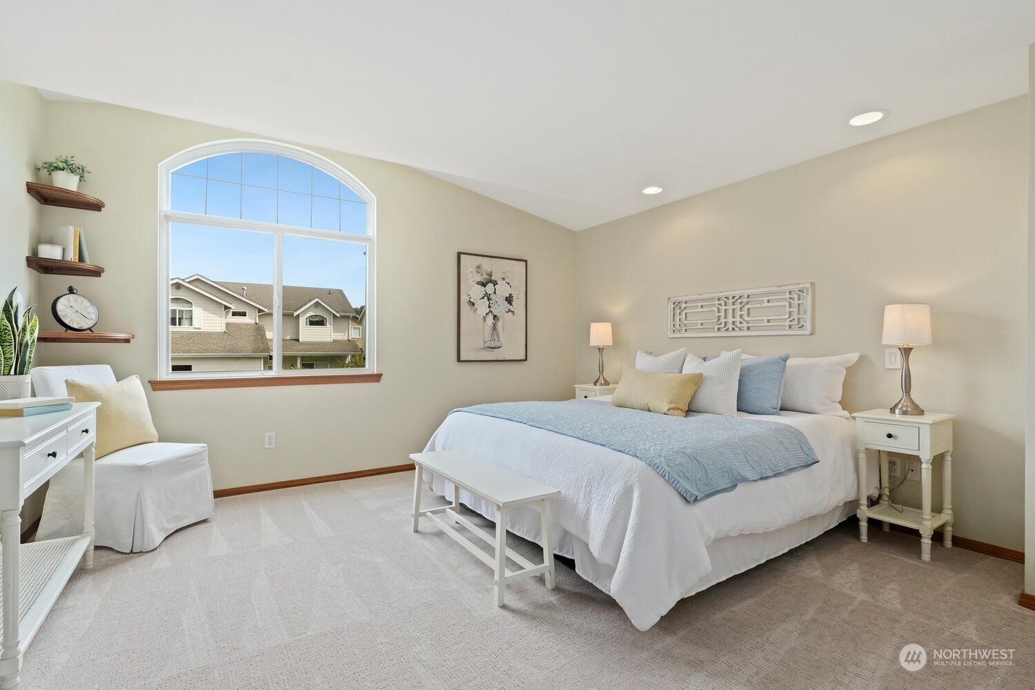 1326 238th Place Southwest Bothell, WA 98021 - Photo 17 of 34 a spacious bedroom with a bed and a couch