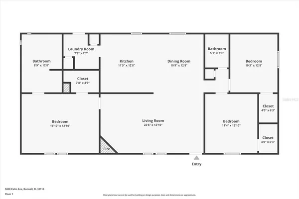 $299,000 | 5000 Palm Avenue, Bunnell, FL 32110