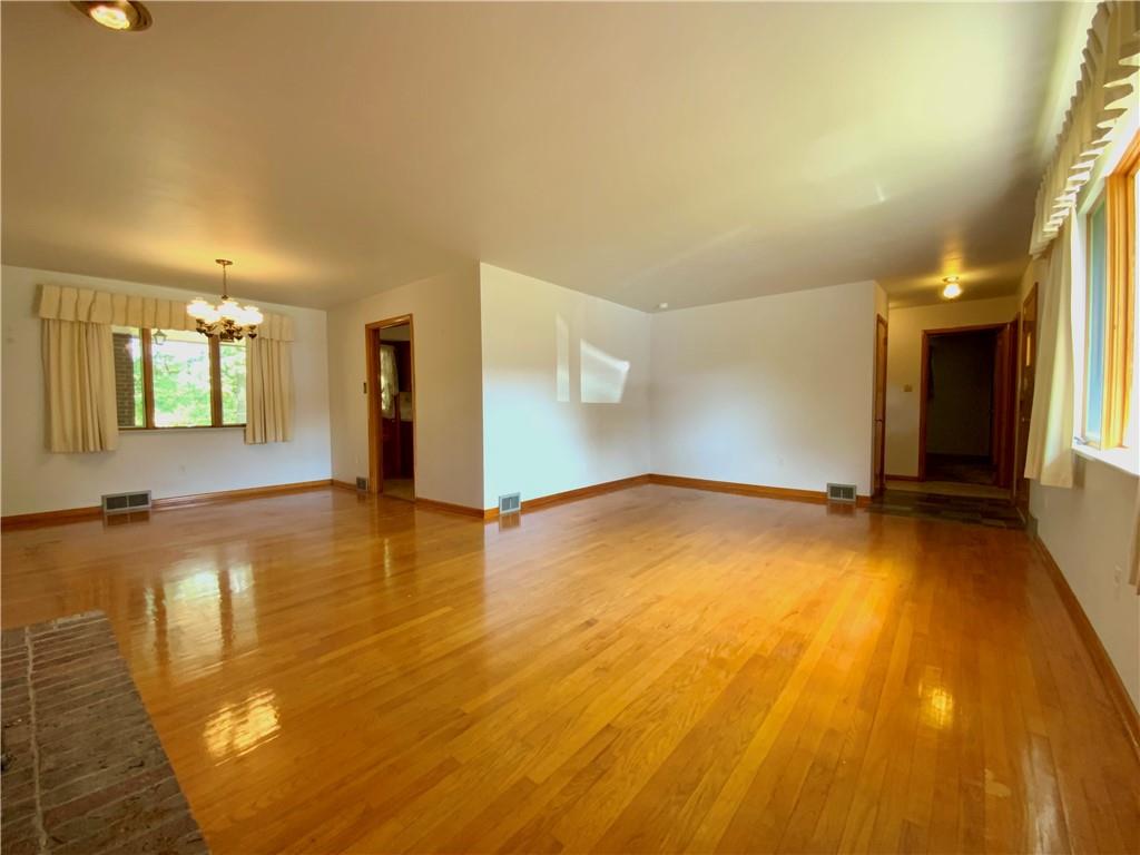 204 Hall Road Aliquippa, PA 15001 - Photo 6 of 30 View of the living room and dining area