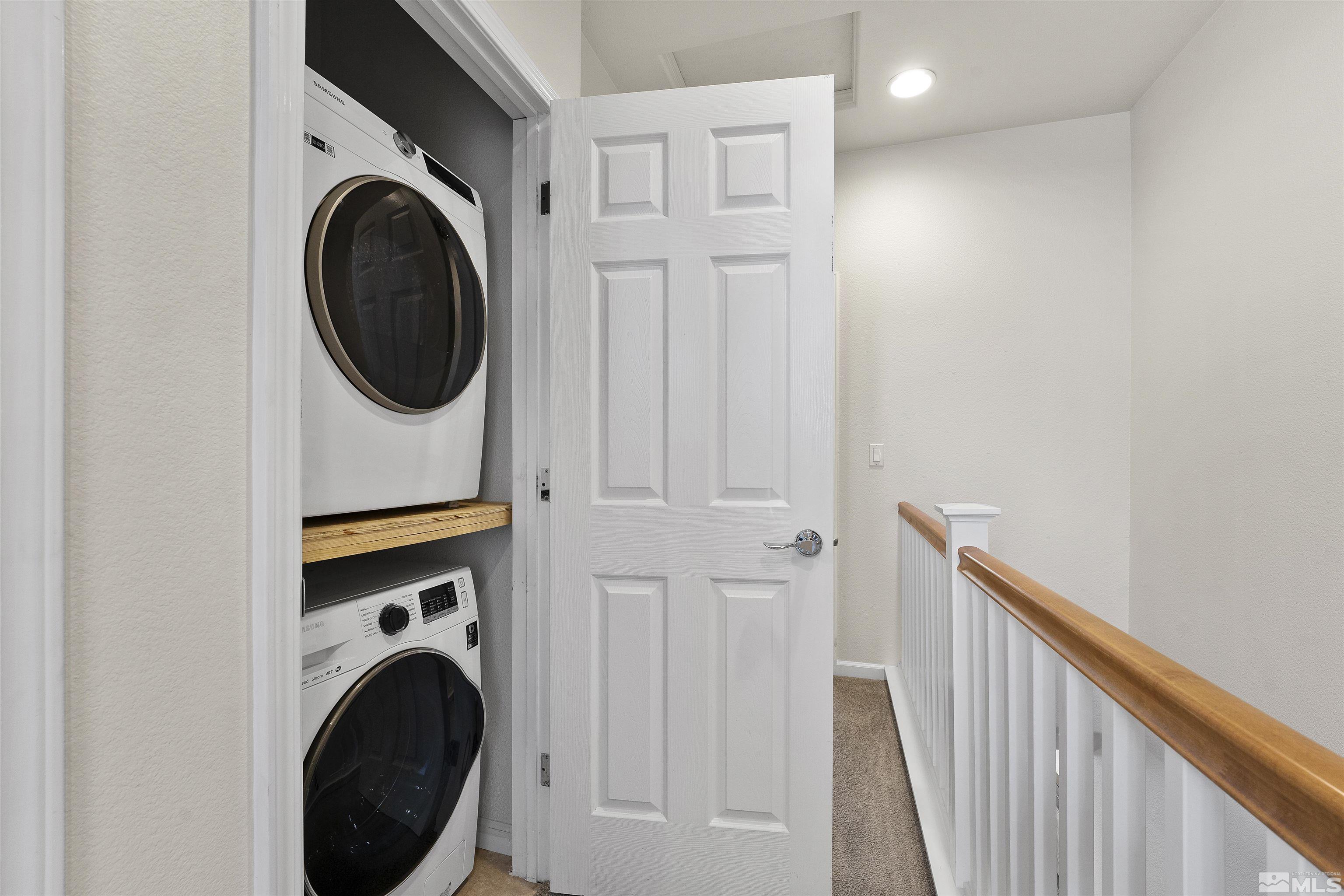 2212 Grosvenor Reno, NV 89509 - Photo 32 of 36 a view of a hallway with washer and dryer