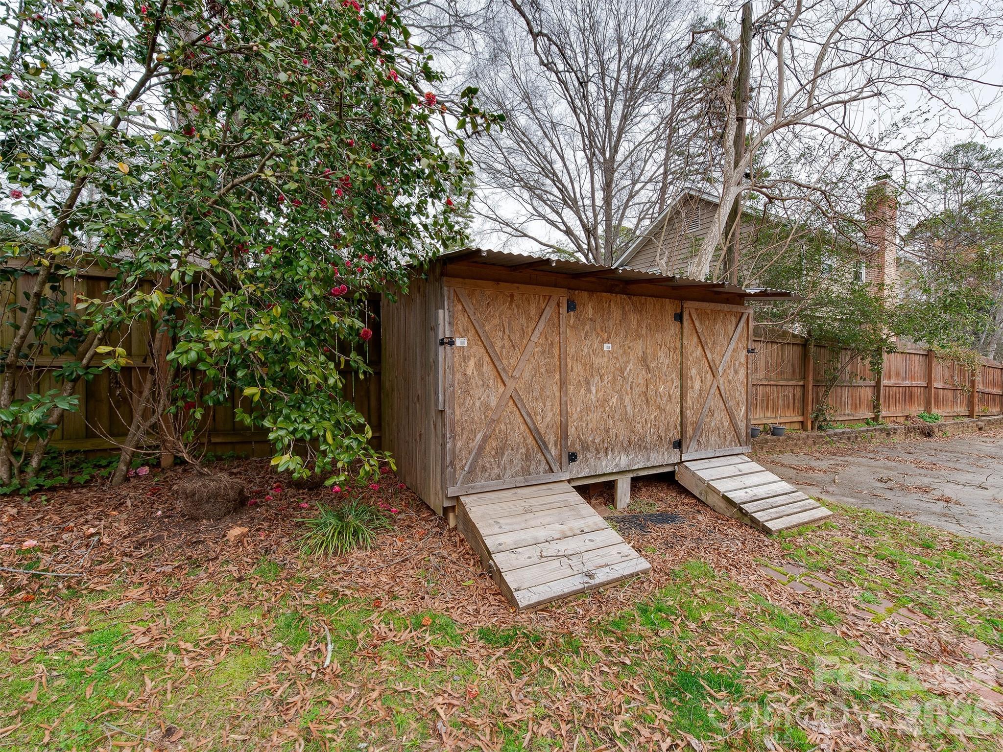 7026 Morganford Road Charlotte, NC 28211 - Photo 44 of 48 a backyard of a house with lots of green space