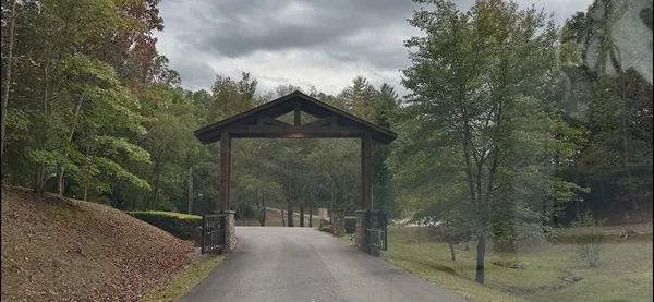 a view of a house with a mountain view