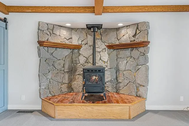 a view of swimming pool with seating