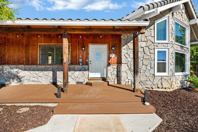 5955 Diablo Hills Road Tres Pinos, CA 95075 - Photo 8 of 91 front view of a house with a outdoor space