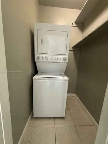 a utility room with a washer and dryer