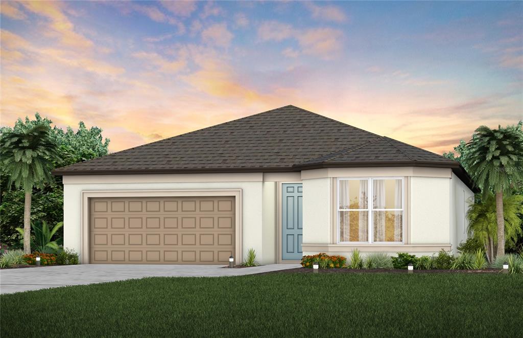 8163 Southwest 52nd Lane Road Ocala, FL 34481 - Photo 1 of 1 a front view of a house with a garden