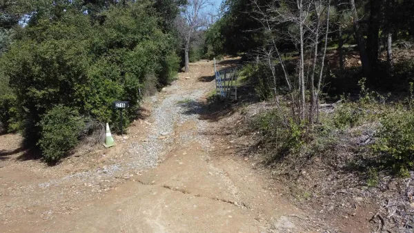 a view of outdoor space and trees