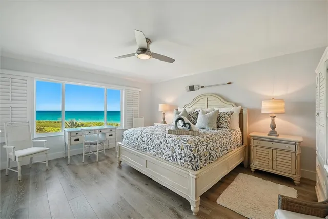 a view of an ocean from a balcony