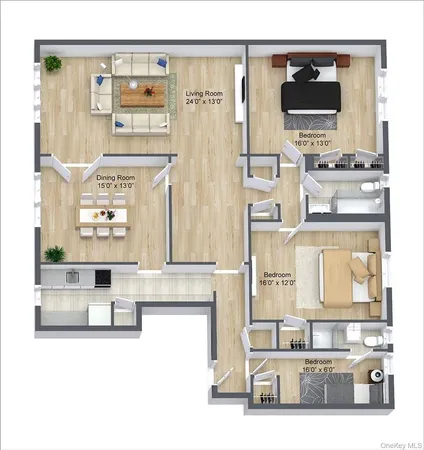 $4,200 | 240 Martine Avenue, Unit 4G, White Plains, NY 10601