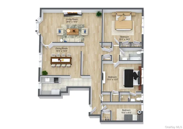 $4,195 | 240 Martine Avenue, Unit 4G, White Plains, NY 10601