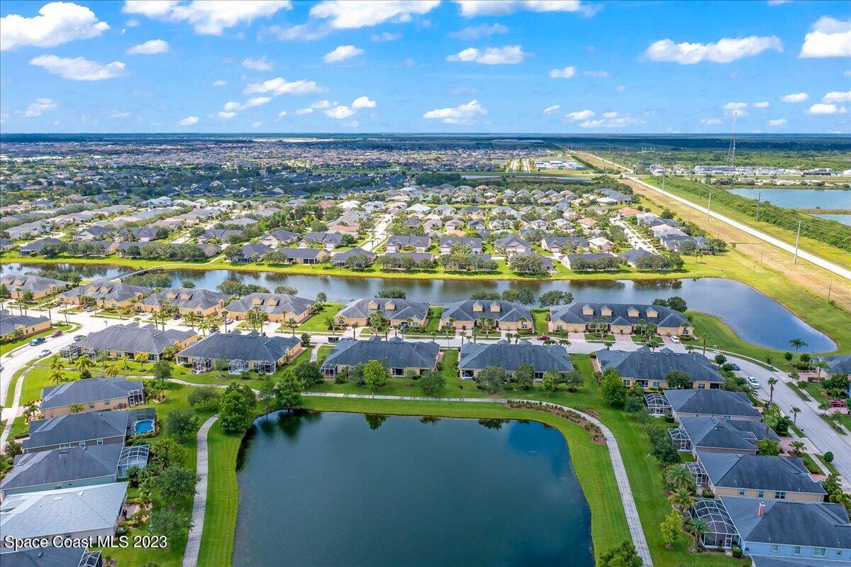 3680 Funston Circle Melbourne, FL 32940 - Photo 35 of 48 a view of a city with an ocean view