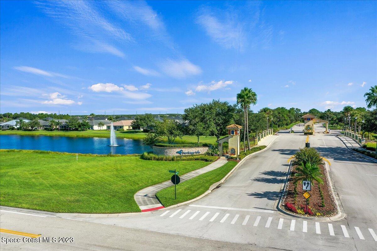 3680 Funston Circle Melbourne, FL 32940 - Photo 38 of 48 a view of a garden with houses