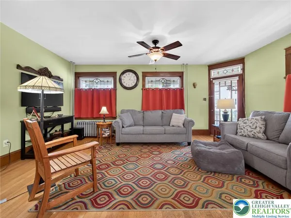 a very nice looking room with a large window