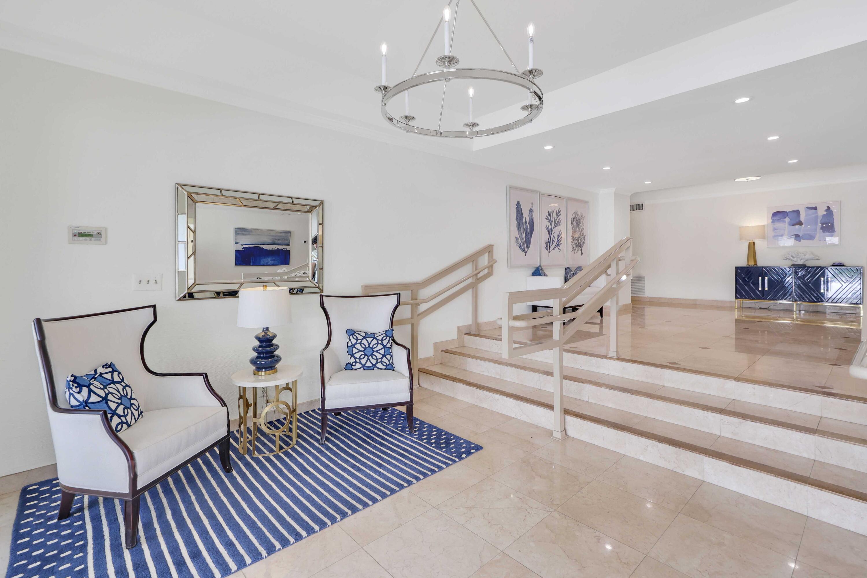 350 South Ocean Boulevard, Unit 206 Palm Beach, FL 33480 - Photo 5 of 27 Lobby