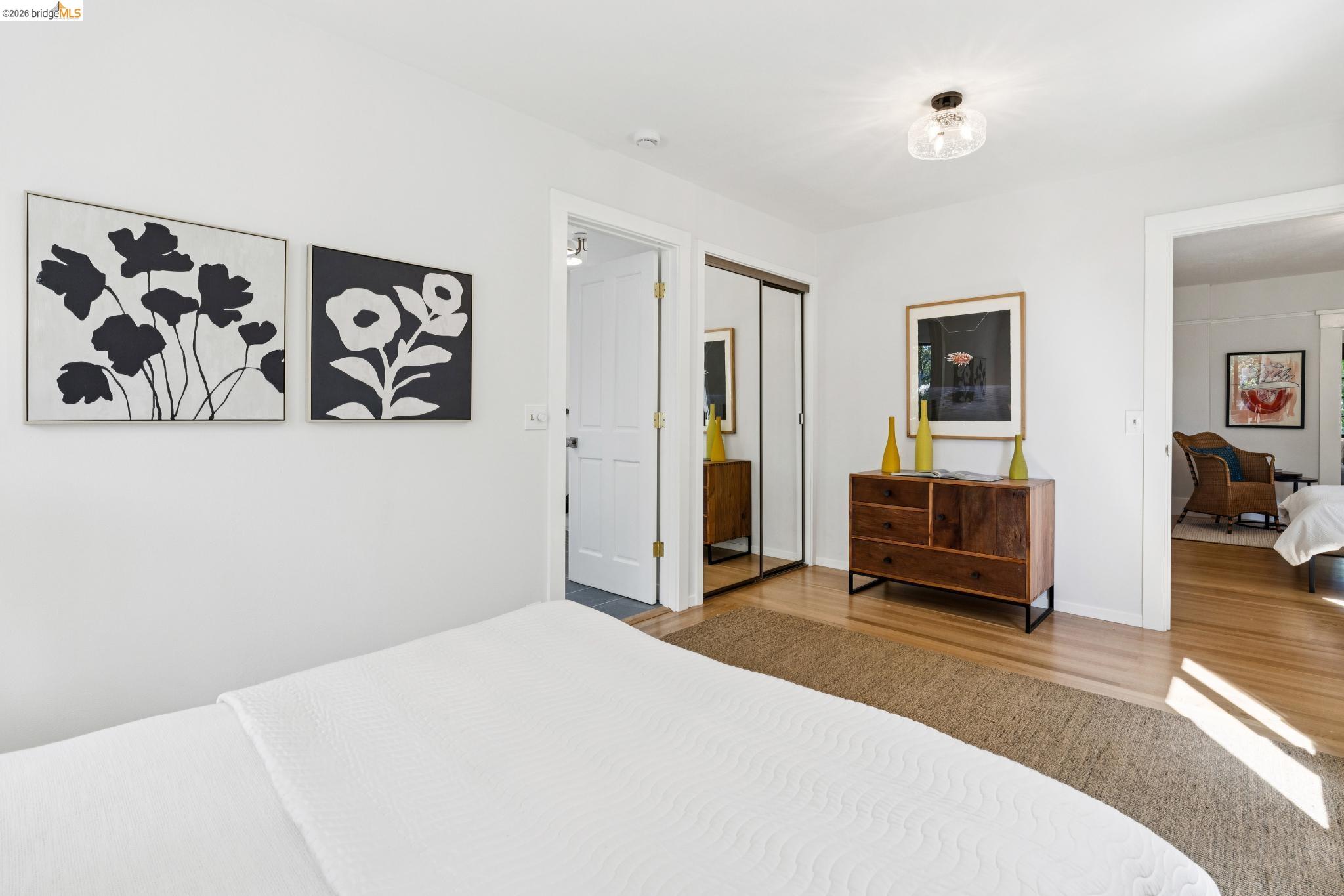 2320 Derby Street Berkeley, CA 94705 - Photo 20 of 39 a bedroom with a bed and a couch