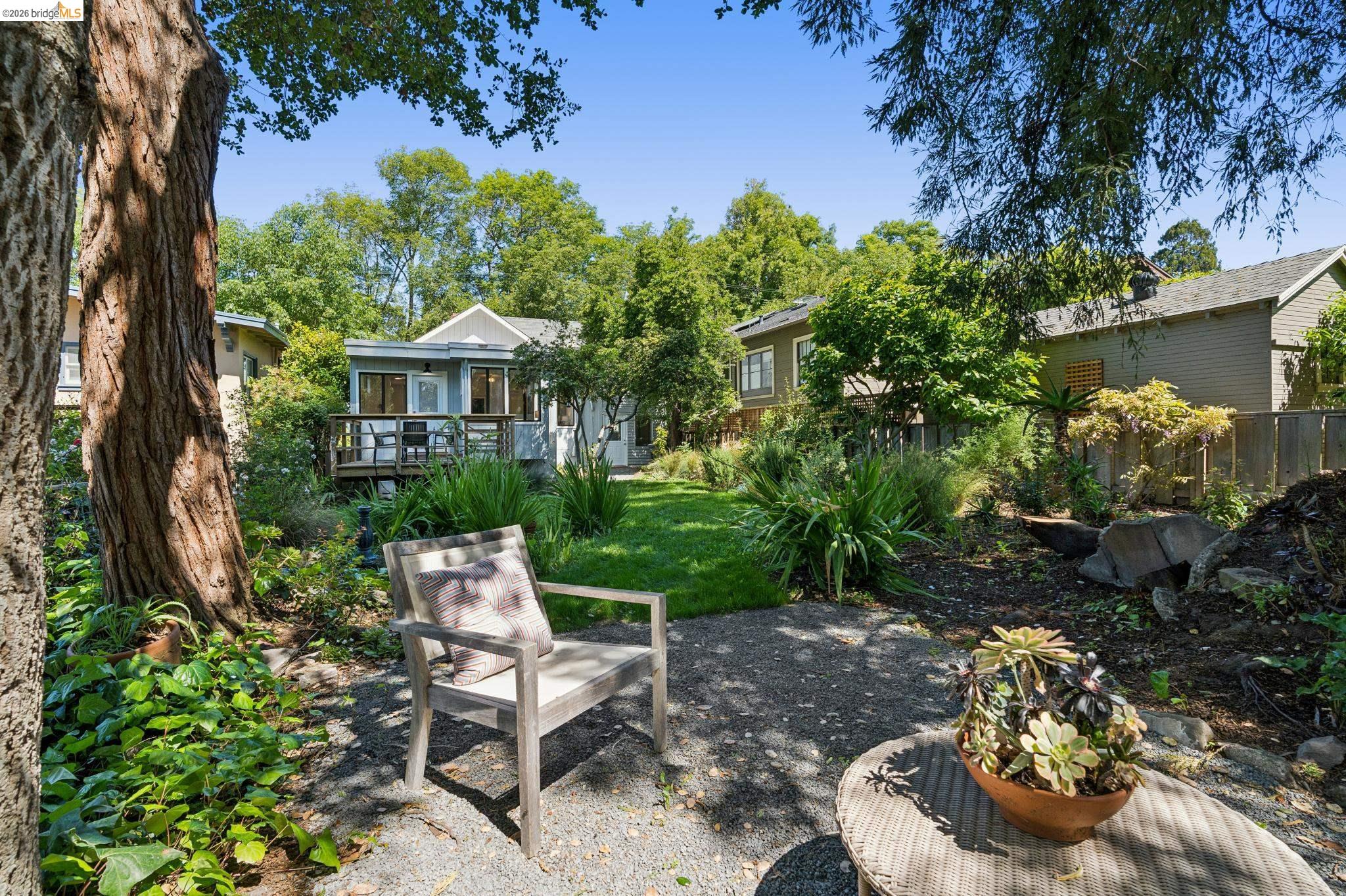2320 Derby Street Berkeley, CA 94705 - Photo 35 of 39 a view of a house with a yard and sitting area