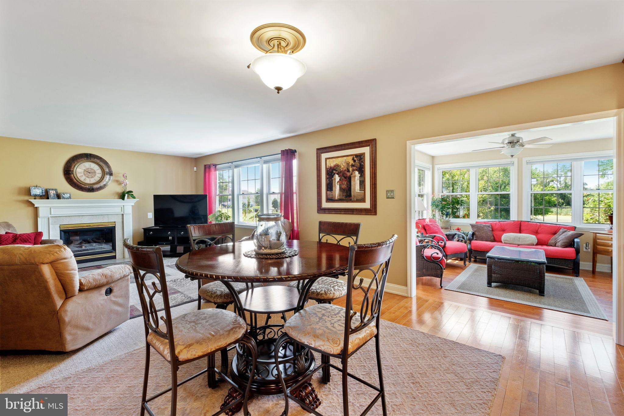 519 Meadow Ridge Drive Mickleton, NJ 08056 - Photo 22 of 63 Eat-in kitchen, family room and sunroom