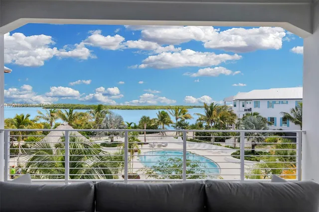 a outdoor living space with furniture and garden view