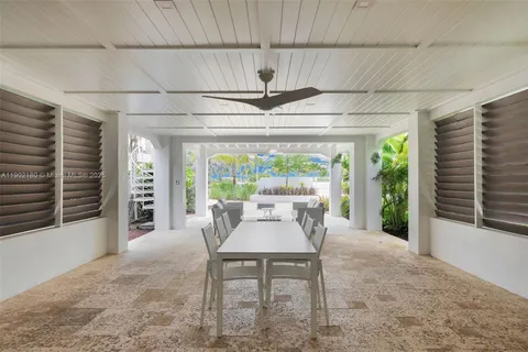 a car parked in a garage