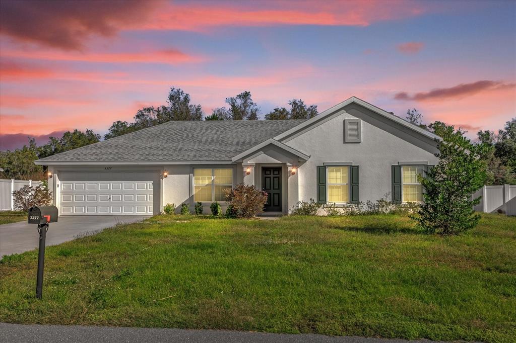 3377 Southwest 153rd Pl Road Ocala, FL 34473 - Photo 1 of 1 Front Exposure, Twilight