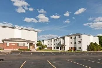 a view of a large building