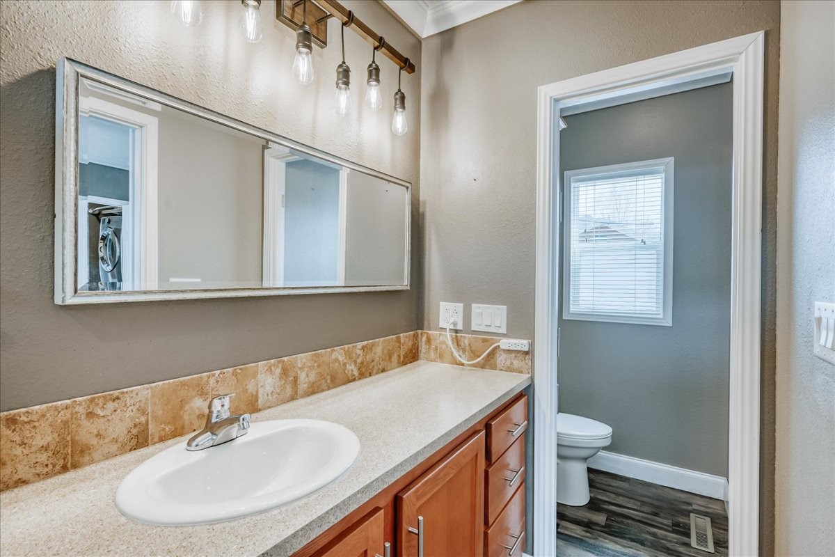 847 Airport Road, Unit 21 Breckenridge, CO 80424 - Photo 27 of 35 a bathroom with a sink and a mirror