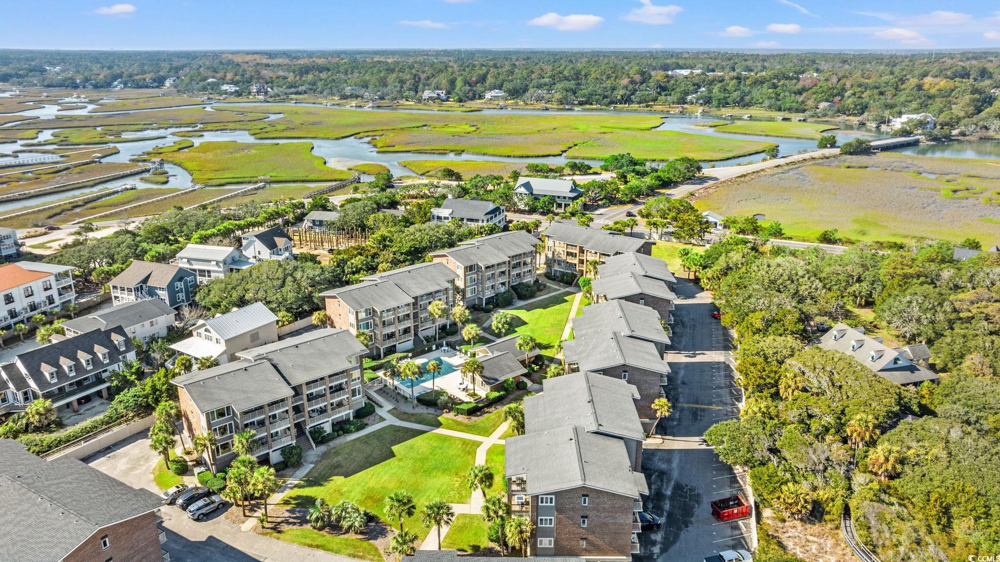 320 Myrtle Avenue Pawleys Island, SC 29585 - Photo 36 of 38 Bird's eye view of a large body of water