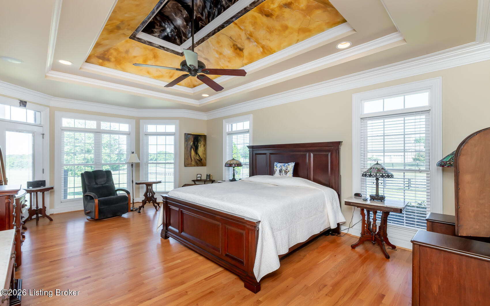 361 Webb Road Simpsonville, KY 40067 - Photo 13 of 110 Primary with multi-tray ceiling and incidental lighting