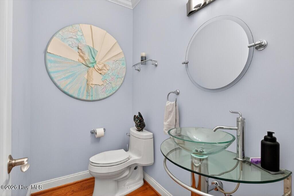 100 Lookout Ridge Cedar Point, NC 28584 - Photo 18 of 48 downstairs half bath