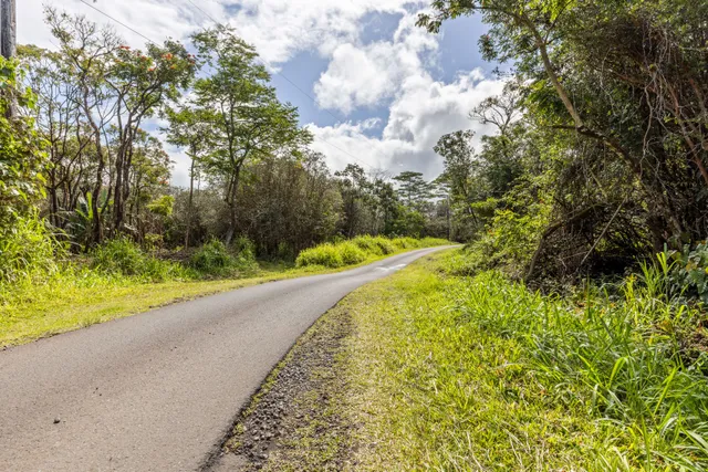 a view of a yard with swimming pool