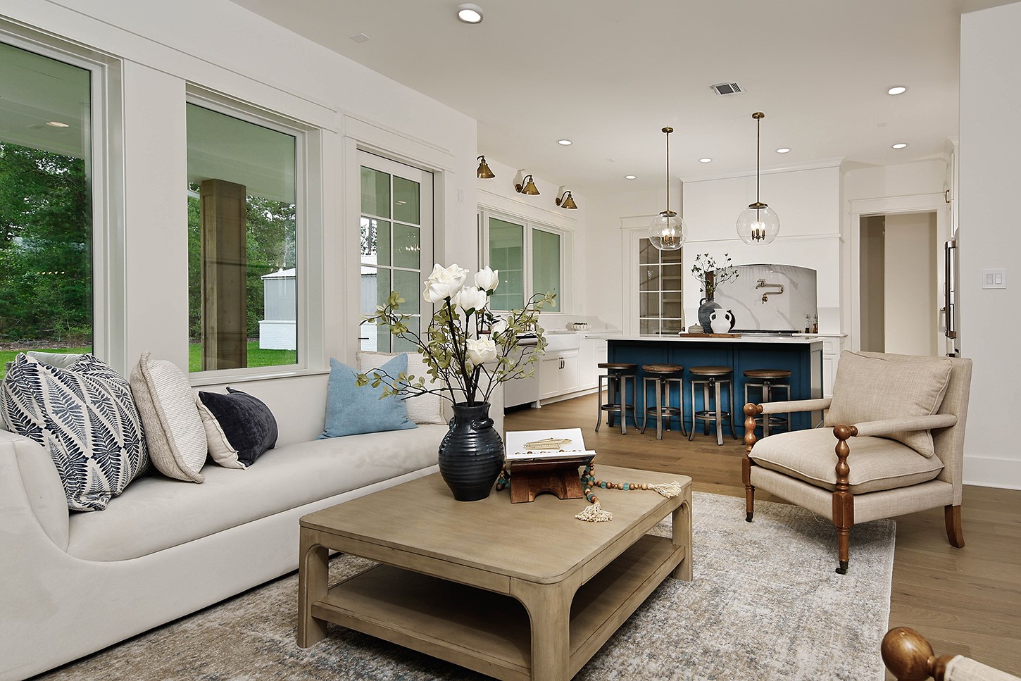 15728 Woodlife Road Willis, TX 77378 - Photo 12 of 36 Highly desirable open views to kitchen from living room is so appealing especially when visiting with family and friends.